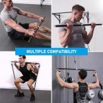 Portable Pilates Resistance Band Bar for Home Workouts