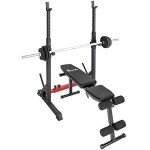 Adjustable Squat Rack for Home Gym Fitness