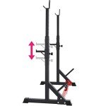 Adjustable Squat Rack for Home Gym Fitness
