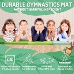 5-Panel Foldable Gymnastics Tumbling Mat with Handles