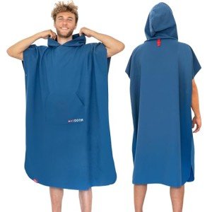 Quick-Drying Microfiber Bath Poncho for Beach