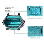 Bohemian Teal Yoga Mat Carrier Tote Bag