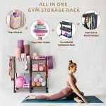 Yoga Mat Storage Rack for Home Gym Gear