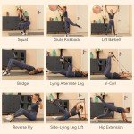 Pilates Reformer Bar Set with Resistance Bands