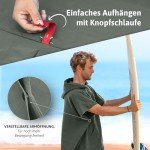 Outdoor Microfiber Bath Poncho for Active Lifestyles