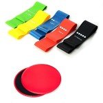 Dual-Sided Strength Sliders and Resistance Bands Set