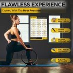Pilates Ring with Workout Poster - Black