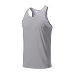 Men's Orange Sleeveless Gym T-Shirt and Resistance Bands Set