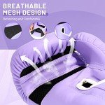 Women's Pro Style Boxing Gloves - 12oz Purple