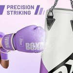 Women's Pro Style Boxing Gloves - 12oz Purple