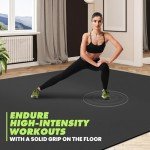 Extra Thick 9' x 6' Workout Mat for Home Gym