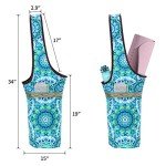 KYKU Yoga Mat Carrier with Pockets & Sling