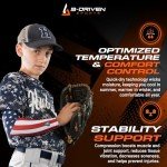 B-Driven Sports Compression Arm Sleeve for Elbow Support