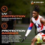 B-Driven Sports Compression Arm Sleeve for Elbow Support