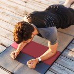 Thick Yoga Knee Pad Cushion with Carrier Strap