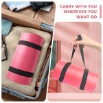 Thick Yoga Knee Pad Cushion with Carrier Strap