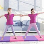 ZENOVA 3'x6' Foldable Gymnastics Exercise Mat