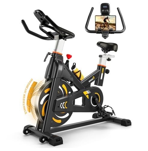 Riksion Indoor Exercise Bike with Magnetic Resistance