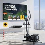 2 in 1 Elliptical Trainer with App & LCD Display