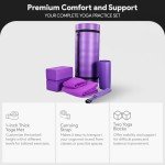 7-Piece Home Gym Yoga Set with Thick Mat