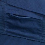 Navy Blue Yoga Kit Bag with Storage Pockets