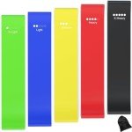 Colorful Resistance Bands Set for Full Body Workouts