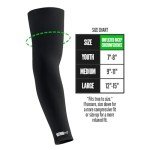 Breathable Nxtrnd Air-TEK Compression Arm Sleeves - Black