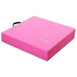 BalanceFrom 1.5" Thick Folding Exercise Mat – Pink