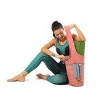 Large Yoga Mat Bag with Pockets and Strap