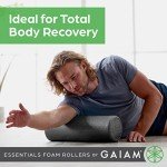 Gaiam Essentials High Density Foam Roller, 18
