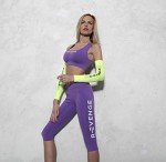 R-Evenge Neon Yellow Arm Compression Sleeve Pair