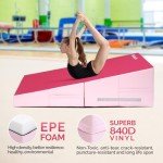 Folding Gymnastics Cheese Wedge Incline Mat for Kids