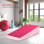 Folding Gymnastics Cheese Wedge Incline Mat for Kids
