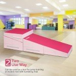 Folding Gymnastics Cheese Wedge Incline Mat for Kids