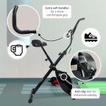 Foldable Upright Exercise Bike for Home Fitness