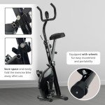 Foldable Upright Exercise Bike for Home Fitness