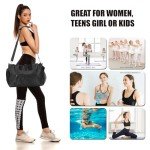 Women's Travel Gym Bag with Shoe Compartment