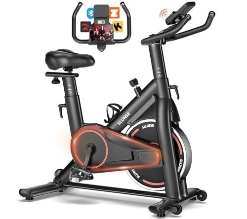 Home Use Spin Bike with LCD Display & Holder