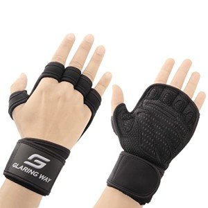 Weight Lifting Gloves with Wrist Wrap Support