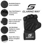 Weight Lifting Gloves with Wrist Wrap Support