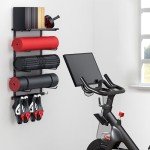 Adjustable Wall-Mounted Home Gym Storage Shelf