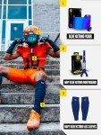 Nxtrnd Compression Football Leg Sleeves - Navy Pair