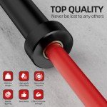 LOEFT 50 lb Olympic Barbell - 7ft Red
