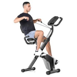 4-in-1 Foldable Exercise Bike with LCD Display