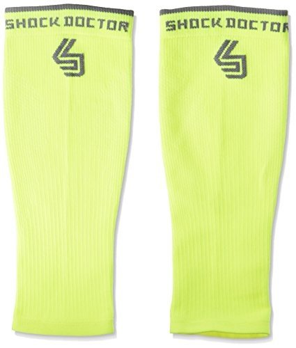 Yellow Medium Calf Compression Sleeve by Shock Doctor