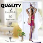 Pilates Stretching Strap with Door Anchor for Flexibility