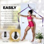 Pilates Stretching Strap with Door Anchor for Flexibility