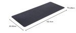 MOTIONTEX Exercise Mat for Home Gym Protection