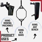 Heavy-Duty Adjustable Weight Bench Storage Hanger