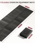 HAPBEAR Non-Slip Foldable Treadmill Mat 68"x24